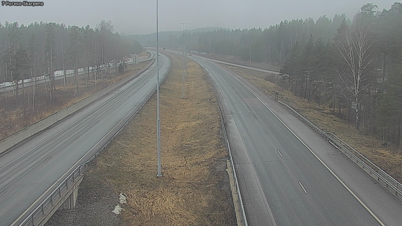 Weather Camera Image Väg 7 Borgå Skarpens, Porvoo, Uusimaa