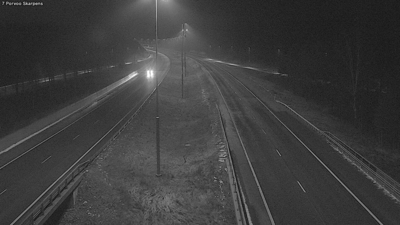 Weather Camera Image Väg 7 Borgå Skarpens, Porvoo, Uusimaa