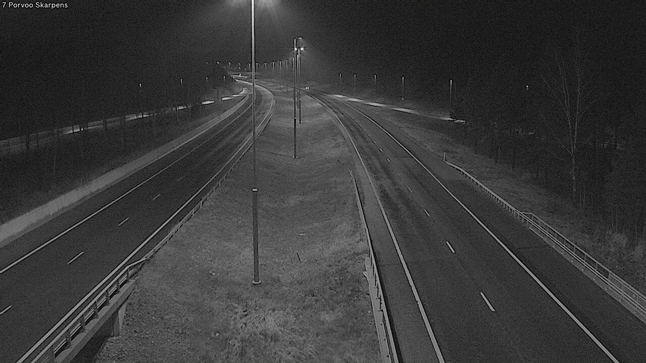 Weather Camera Image Väg 7 Borgå Skarpens, Porvoo, Uusimaa