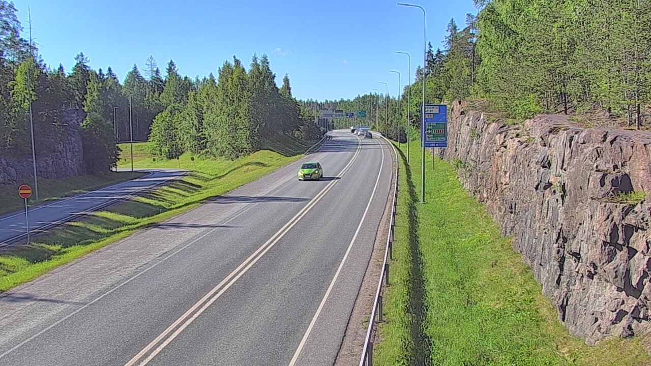 Kelikamerat Kuva Tie 102 Hiidenkallion tunneli, suuaukko etelä, Espoo, Uusimaa
