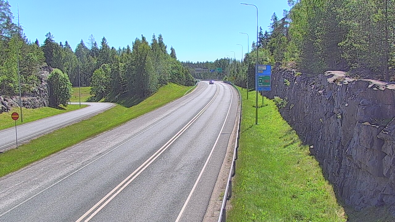 Kelikamerat Kuva Tie 102 Hiidenkallion tunneli, suuaukko etelä, Espoo, Uusimaa