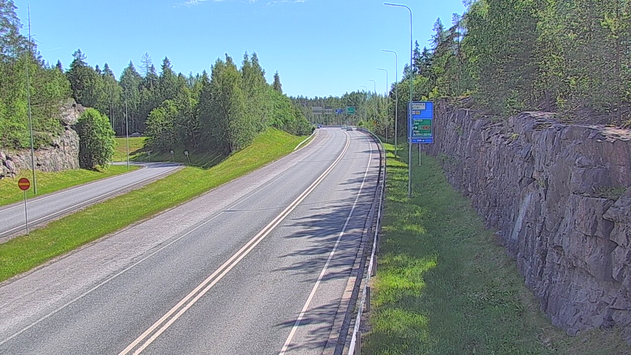 Kelikamerat Kuva Tie 102 Hiidenkallion tunneli, suuaukko etelä, Espoo, Uusimaa