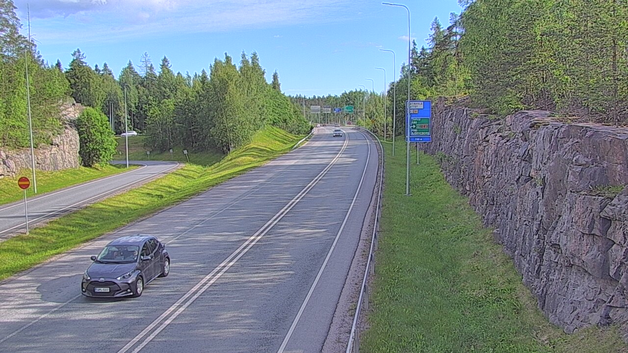 Kelikamerat Kuva Tie 102 Hiidenkallion tunneli, suuaukko etelä, Espoo, Uusimaa