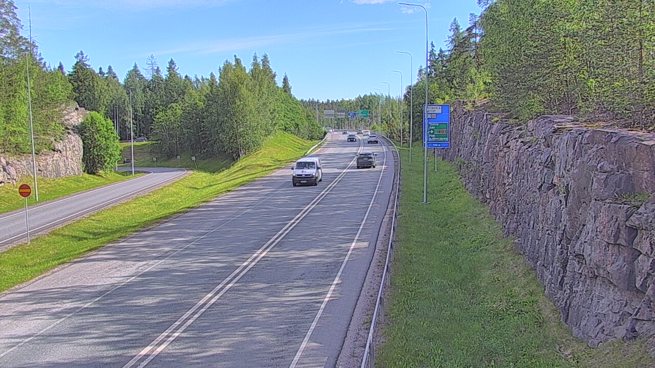 Kelikamerat Kuva Tie 102 Hiidenkallion tunneli, suuaukko etelä, Espoo, Uusimaa