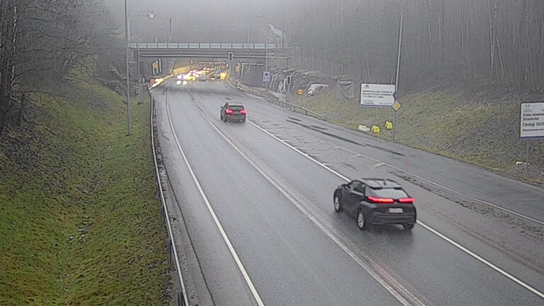 Kelikamerat Kuva Tie 102 Hiidenkallion tunneli, suuaukko etelä, Espoo, Uusimaa