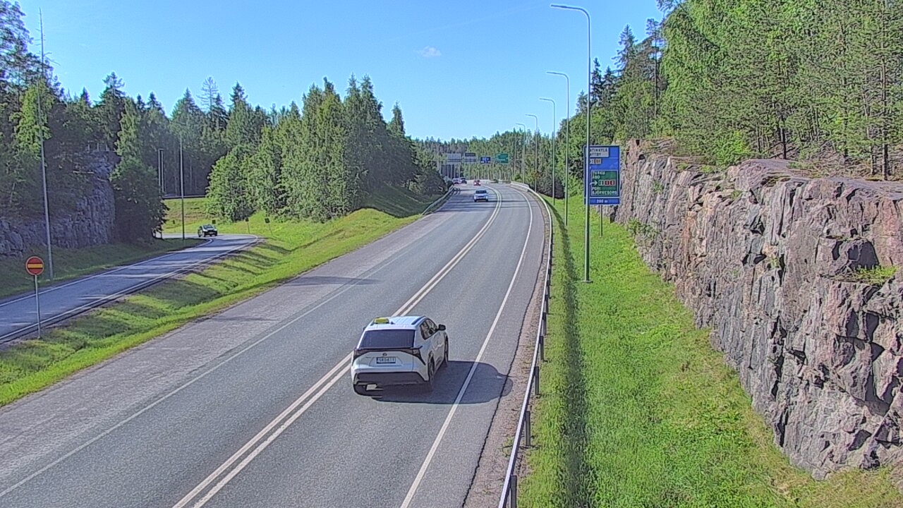 Kelikamerat Kuva Tie 102 Hiidenkallion tunneli, suuaukko etelä, Espoo, Uusimaa