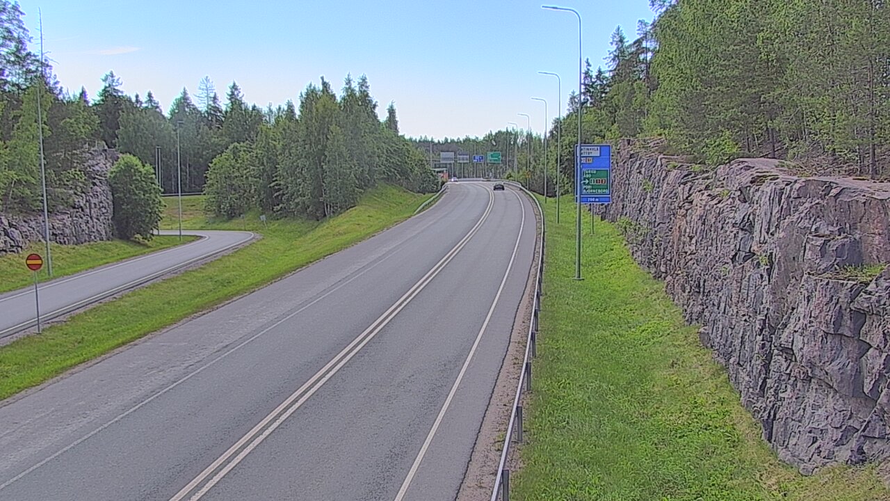 Kelikamerat Kuva Tie 102 Hiidenkallion tunneli, suuaukko etelä, Espoo, Uusimaa