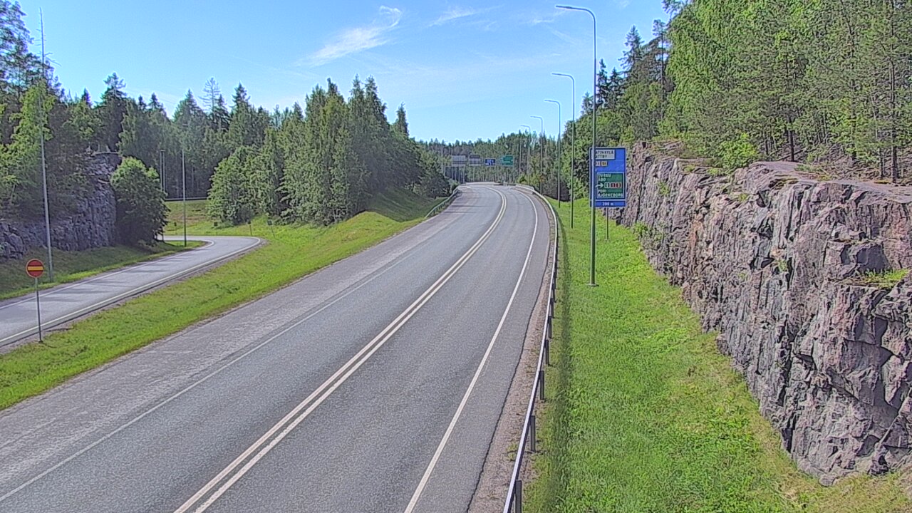 Kelikamerat Kuva Tie 102 Hiidenkallion tunneli, suuaukko etelä, Espoo, Uusimaa