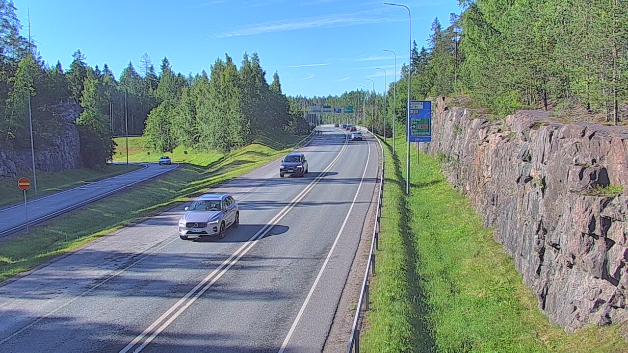 Kelikamerat Kuva Tie 102 Hiidenkallion tunneli, suuaukko etelä, Espoo, Uusimaa
