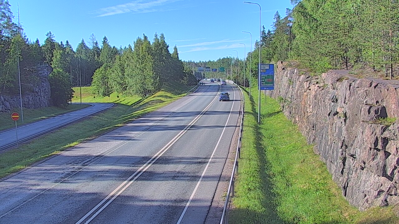 Kelikamerat Kuva Tie 102 Hiidenkallion tunneli, suuaukko etelä, Espoo, Uusimaa