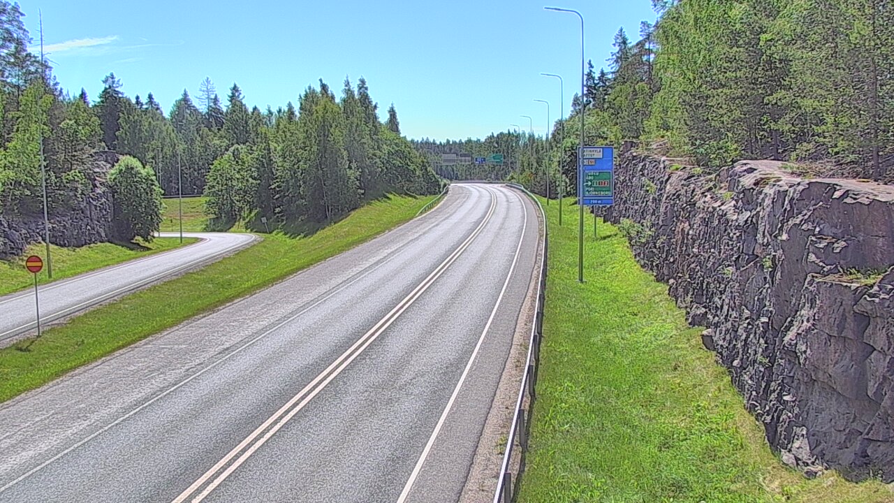 Kelikamerat Kuva Tie 102 Hiidenkallion tunneli, suuaukko etelä, Espoo, Uusimaa