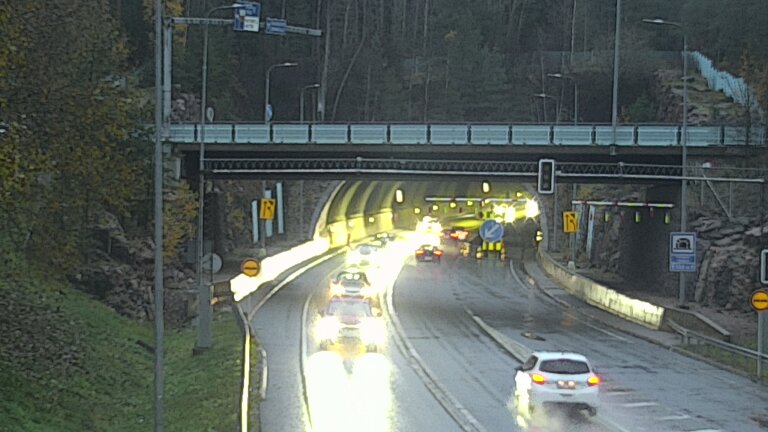 Kelikamerat Kuva Tie 102 Hiidenkallion tunneli, suuaukko etelä, Espoo, Uusimaa