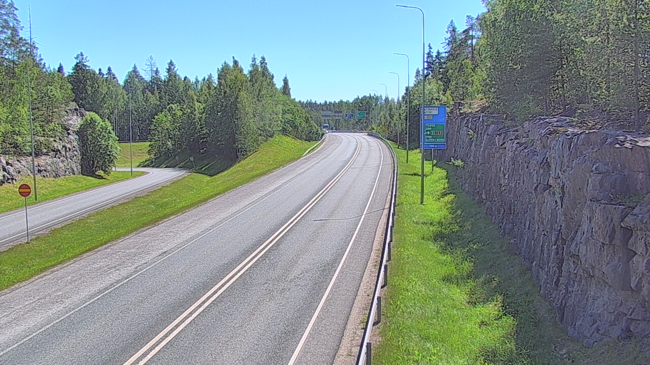 Kelikamerat Kuva Tie 102 Hiidenkallion tunneli, suuaukko etelä, Espoo, Uusimaa