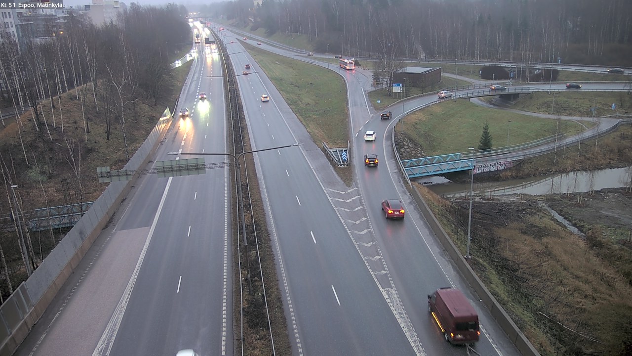 Weather Camera Image Väg 51 Esbo, Mattby, Espoo, Uusimaa