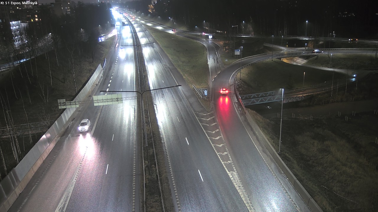 Weather Camera Image Väg 51 Esbo, Mattby, Espoo, Uusimaa