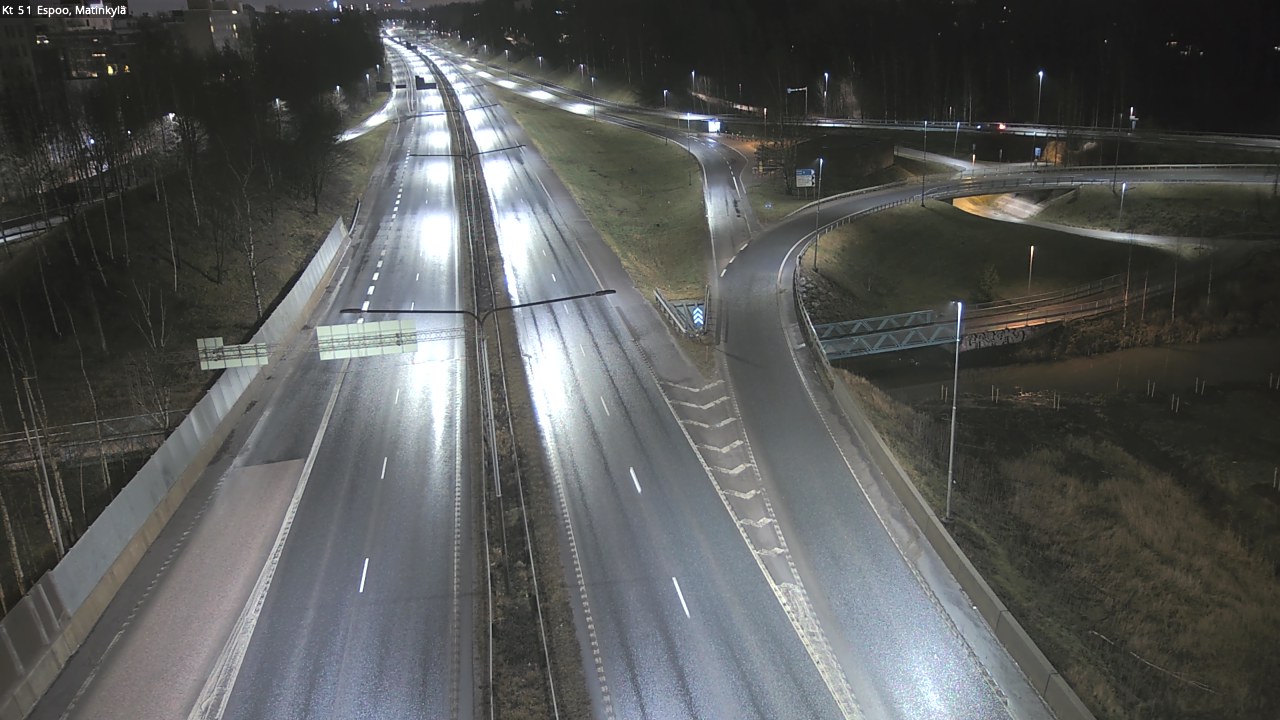 Weather Camera Image Väg 51 Esbo, Mattby, Espoo, Uusimaa