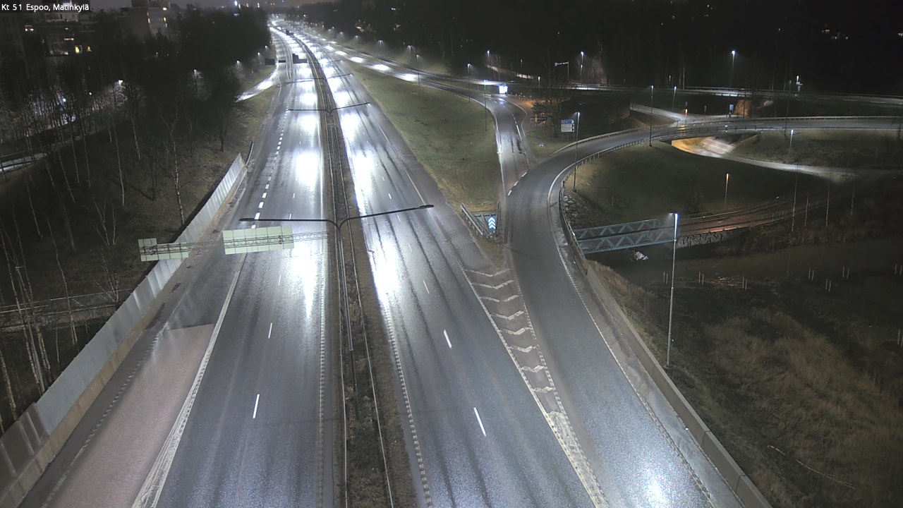 Weather Camera Image Väg 51 Esbo, Mattby, Espoo, Uusimaa