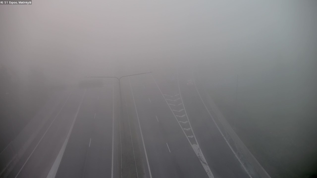 Weather Camera Image Väg 51 Esbo, Mattby, Espoo, Uusimaa