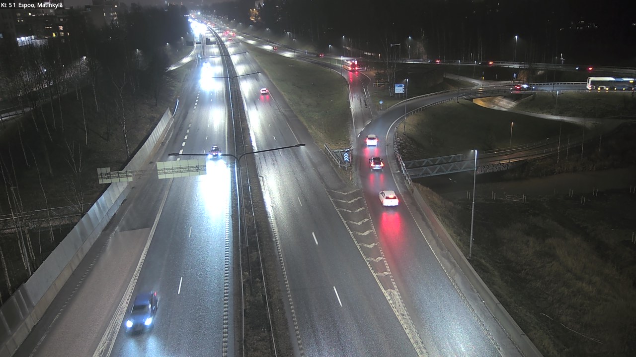 Weather Camera Image Väg 51 Esbo, Mattby, Espoo, Uusimaa