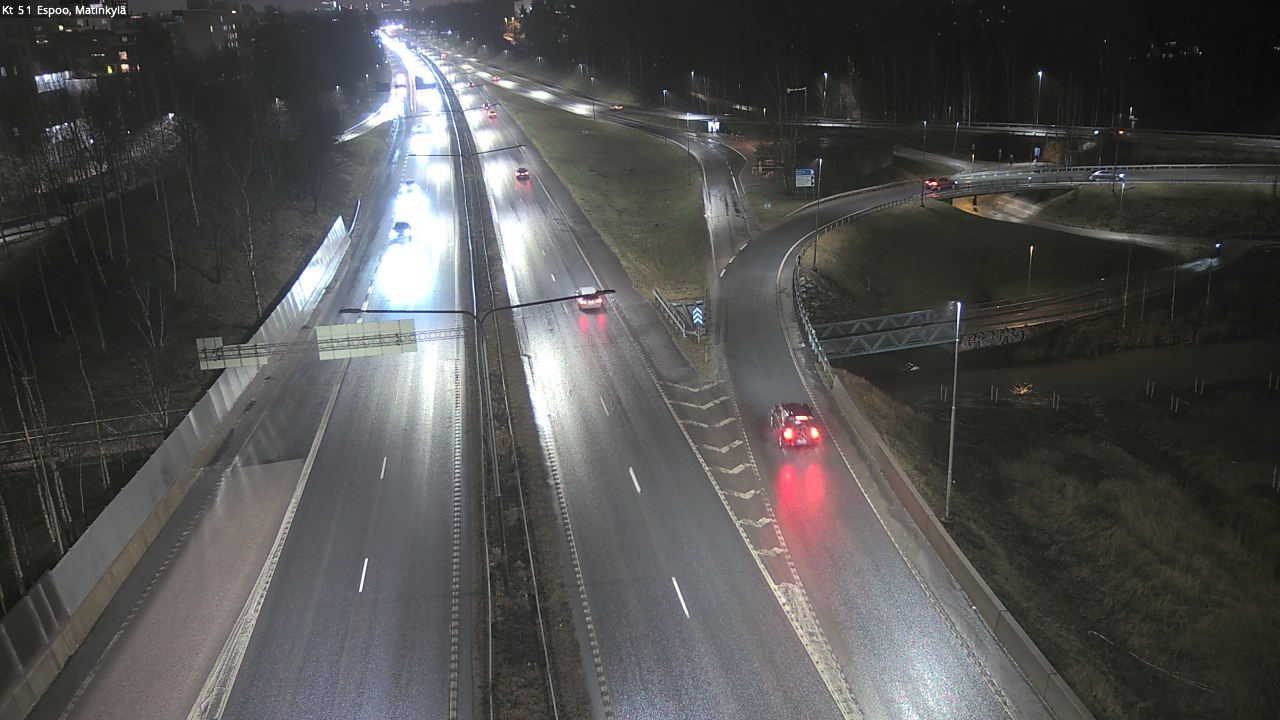 Weather Camera Image Väg 51 Esbo, Mattby, Espoo, Uusimaa