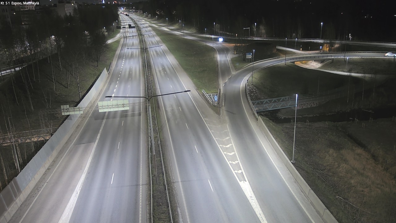 Weather Camera Image Road 51 Espoo, Matinkylä, Espoo, Uusimaa