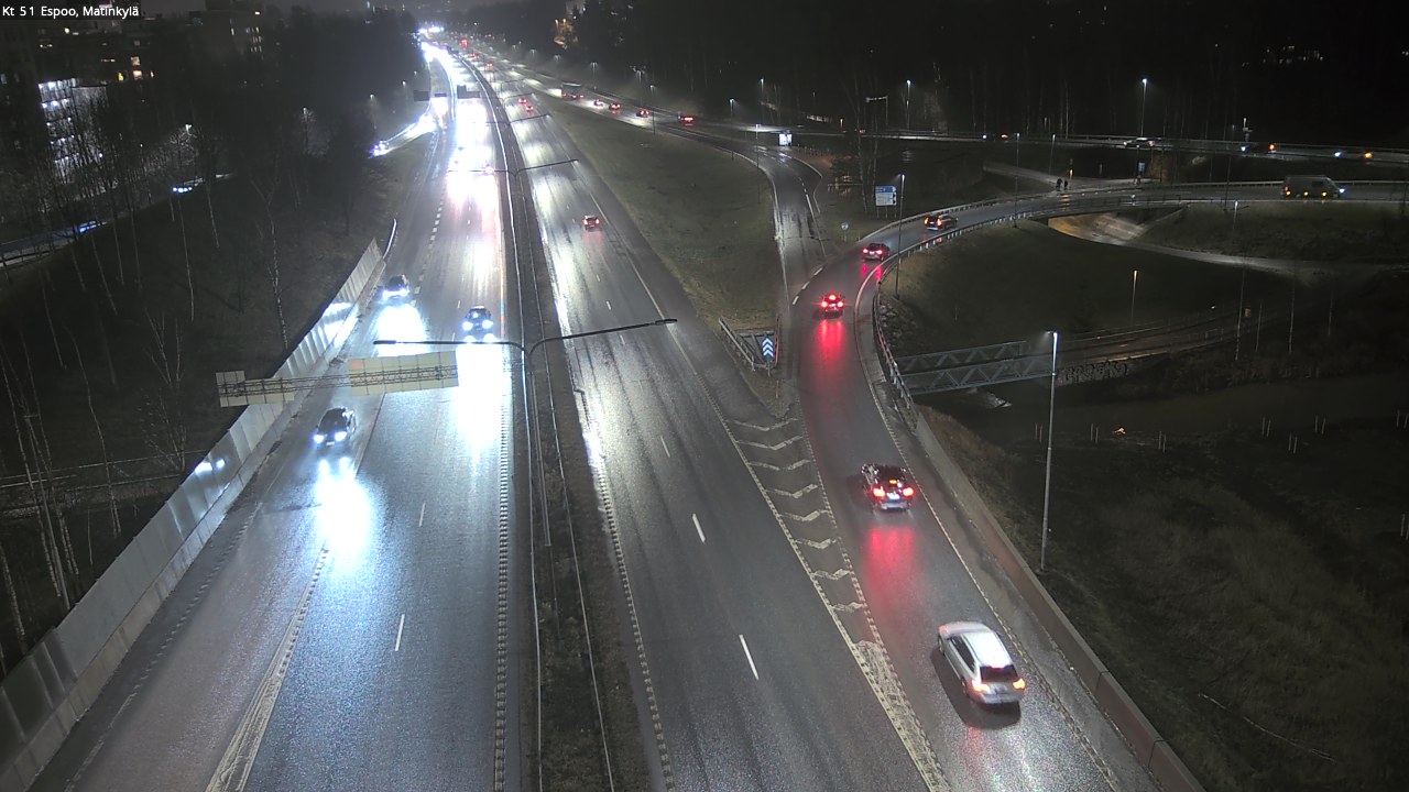 Weather Camera Image Väg 51 Esbo, Mattby, Espoo, Uusimaa