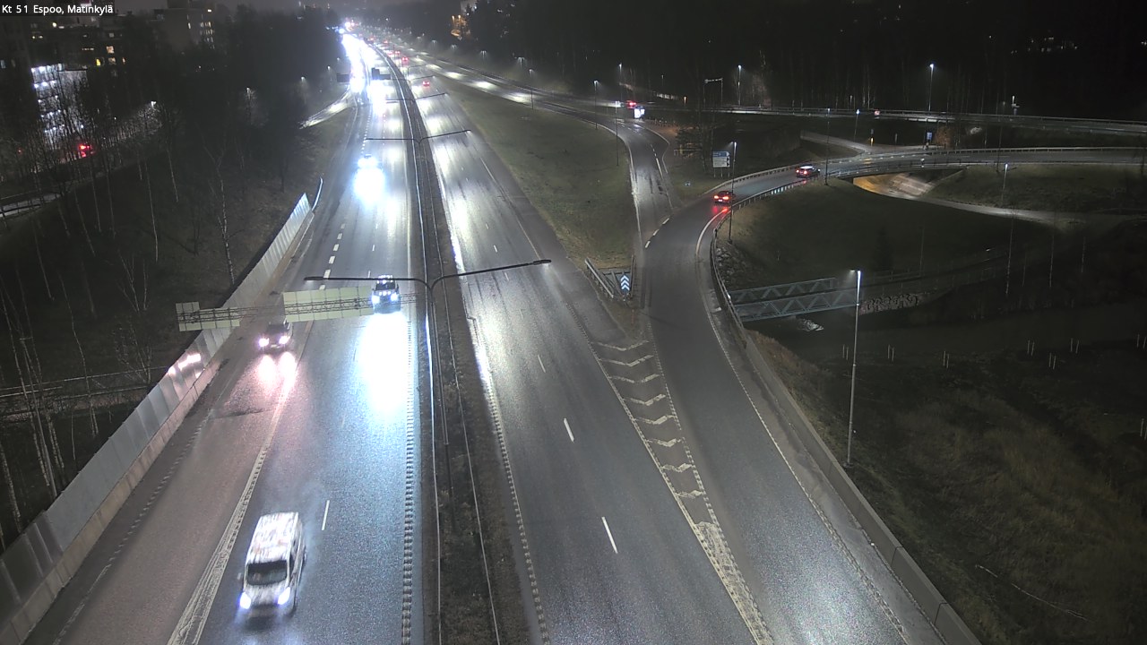 Weather Camera Image Väg 51 Esbo, Mattby, Espoo, Uusimaa