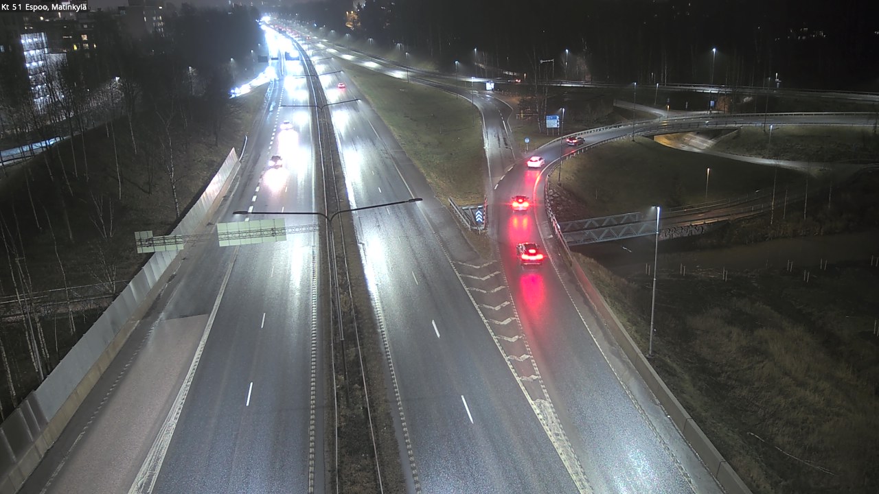 Weather Camera Image Väg 51 Esbo, Mattby, Espoo, Uusimaa