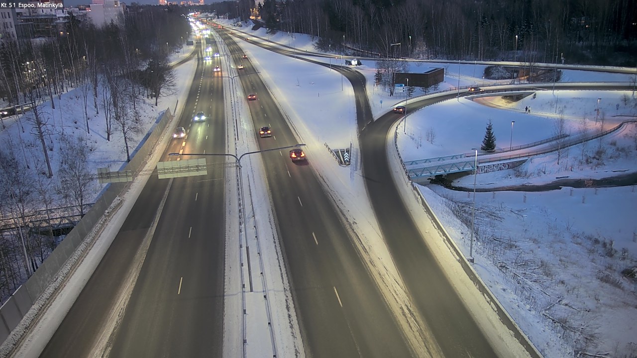 Weather Camera Image Road 51 Espoo, Matinkylä, Espoo, Uusimaa