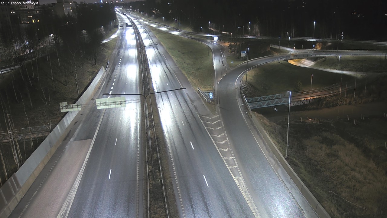 Weather Camera Image Väg 51 Esbo, Mattby, Espoo, Uusimaa