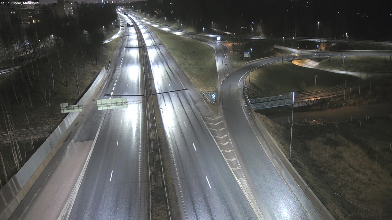 Weather Camera Image Väg 51 Esbo, Mattby, Espoo, Uusimaa