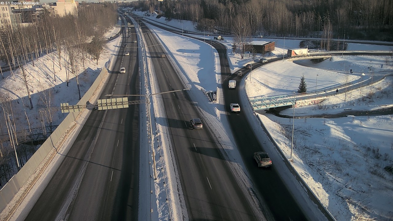 Weather Camera Image Road 51 Espoo, Matinkylä, Espoo, Uusimaa