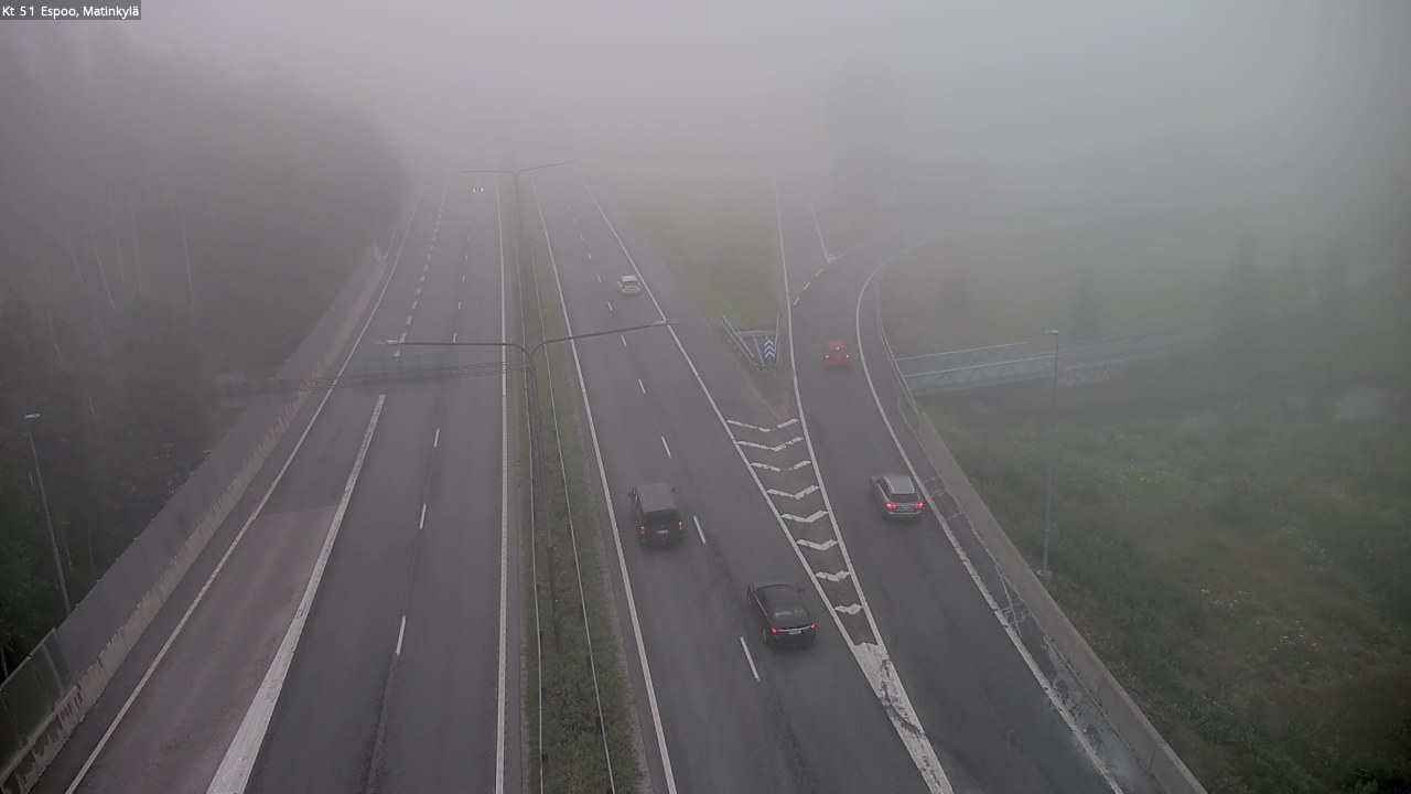 Weather Camera Image Väg 51 Esbo, Mattby, Espoo, Uusimaa