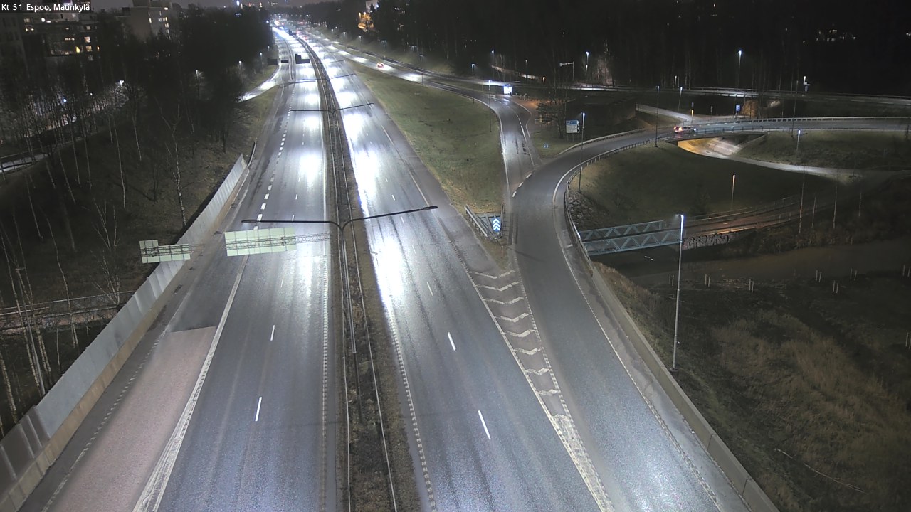 Weather Camera Image Väg 51 Esbo, Mattby, Espoo, Uusimaa