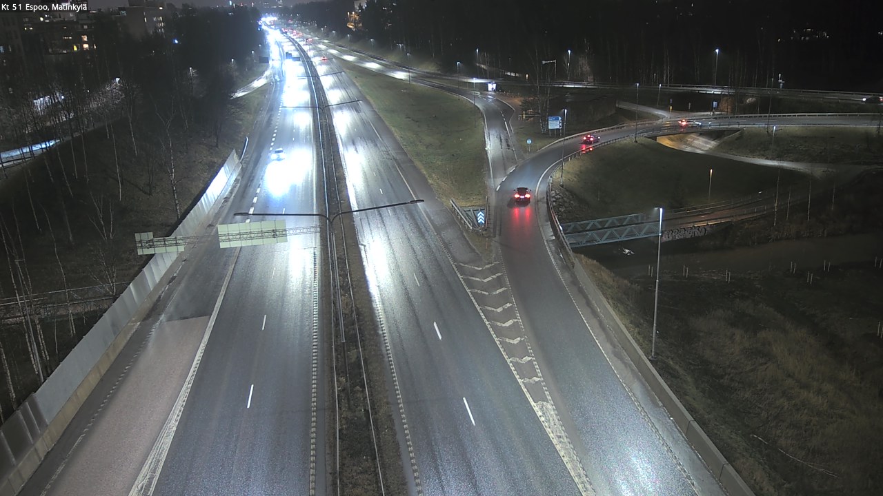 Weather Camera Image Väg 51 Esbo, Mattby, Espoo, Uusimaa