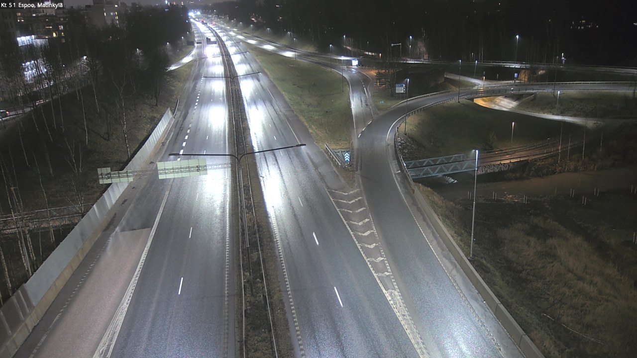 Weather Camera Image Väg 51 Esbo, Mattby, Espoo, Uusimaa