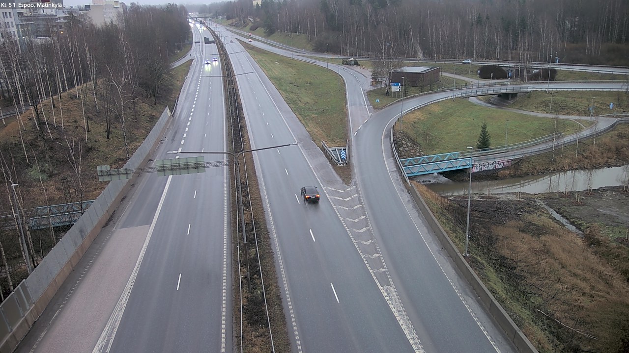 Weather Camera Image Väg 51 Esbo, Mattby, Espoo, Uusimaa