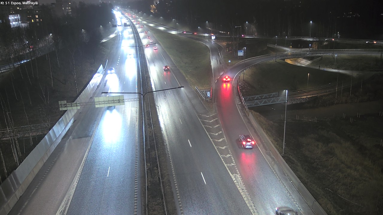 Weather Camera Image Väg 51 Esbo, Mattby, Espoo, Uusimaa