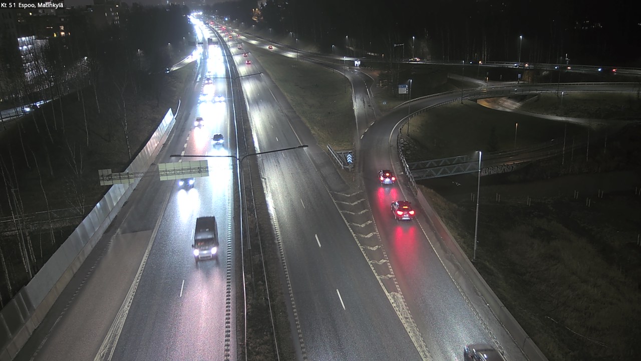 Weather Camera Image Väg 51 Esbo, Mattby, Espoo, Uusimaa