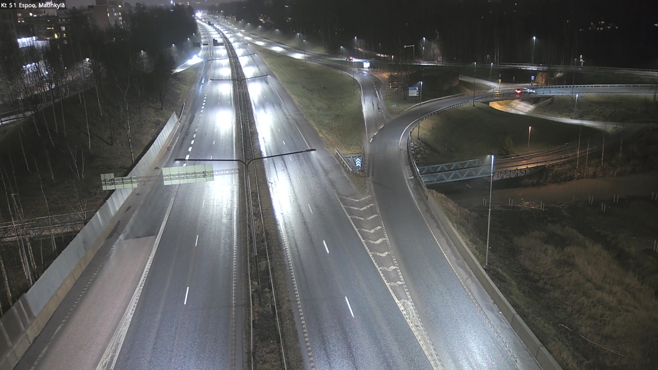 Weather Camera Image Väg 51 Esbo, Mattby, Espoo, Uusimaa