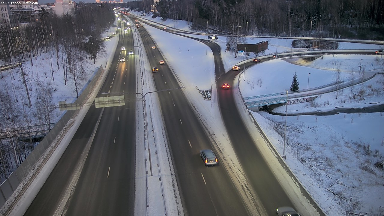 Weather Camera Image Road 51 Espoo, Matinkylä, Espoo, Uusimaa