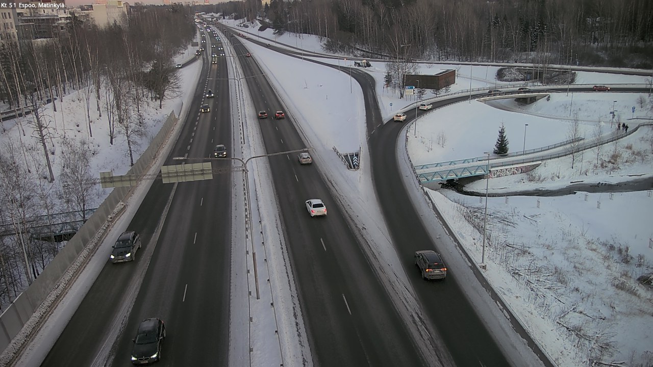Weather Camera Image Road 51 Espoo, Matinkylä, Espoo, Uusimaa