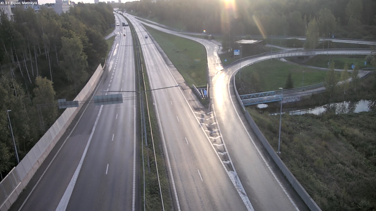 Weather Camera Image Road 51 Espoo, Matinkylä, Espoo, Uusimaa
