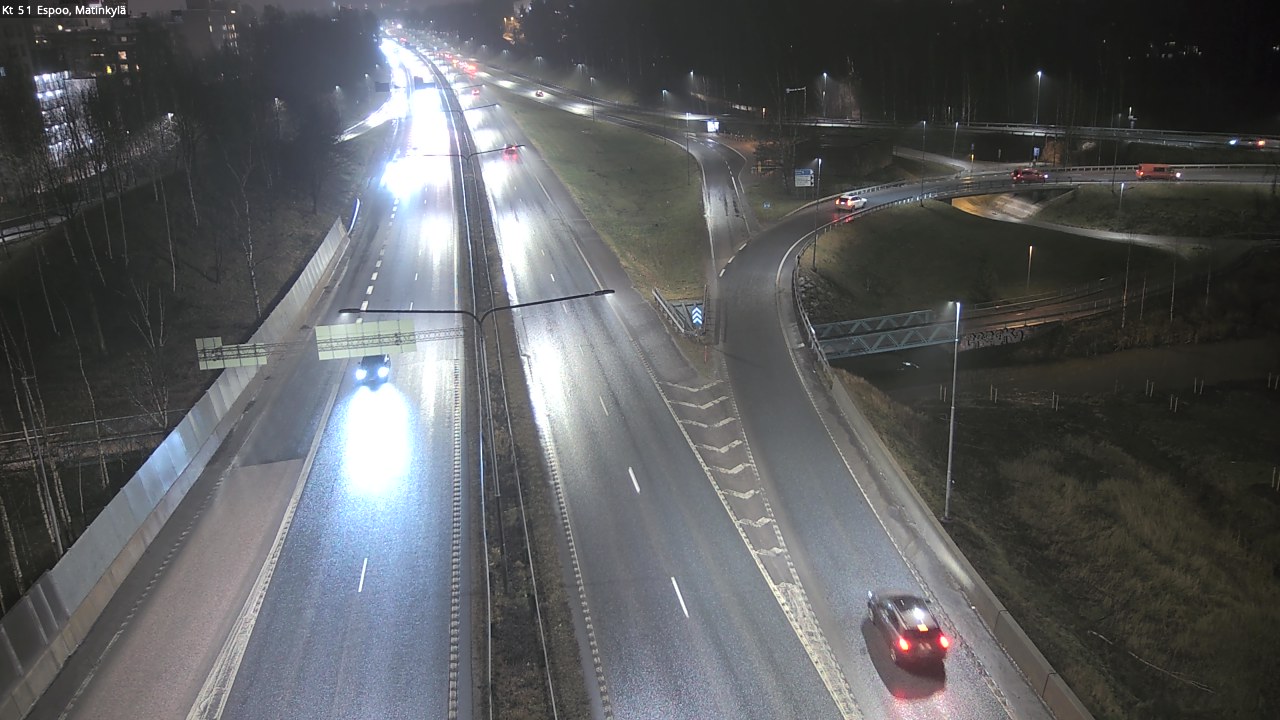 Weather Camera Image Väg 51 Esbo, Mattby, Espoo, Uusimaa