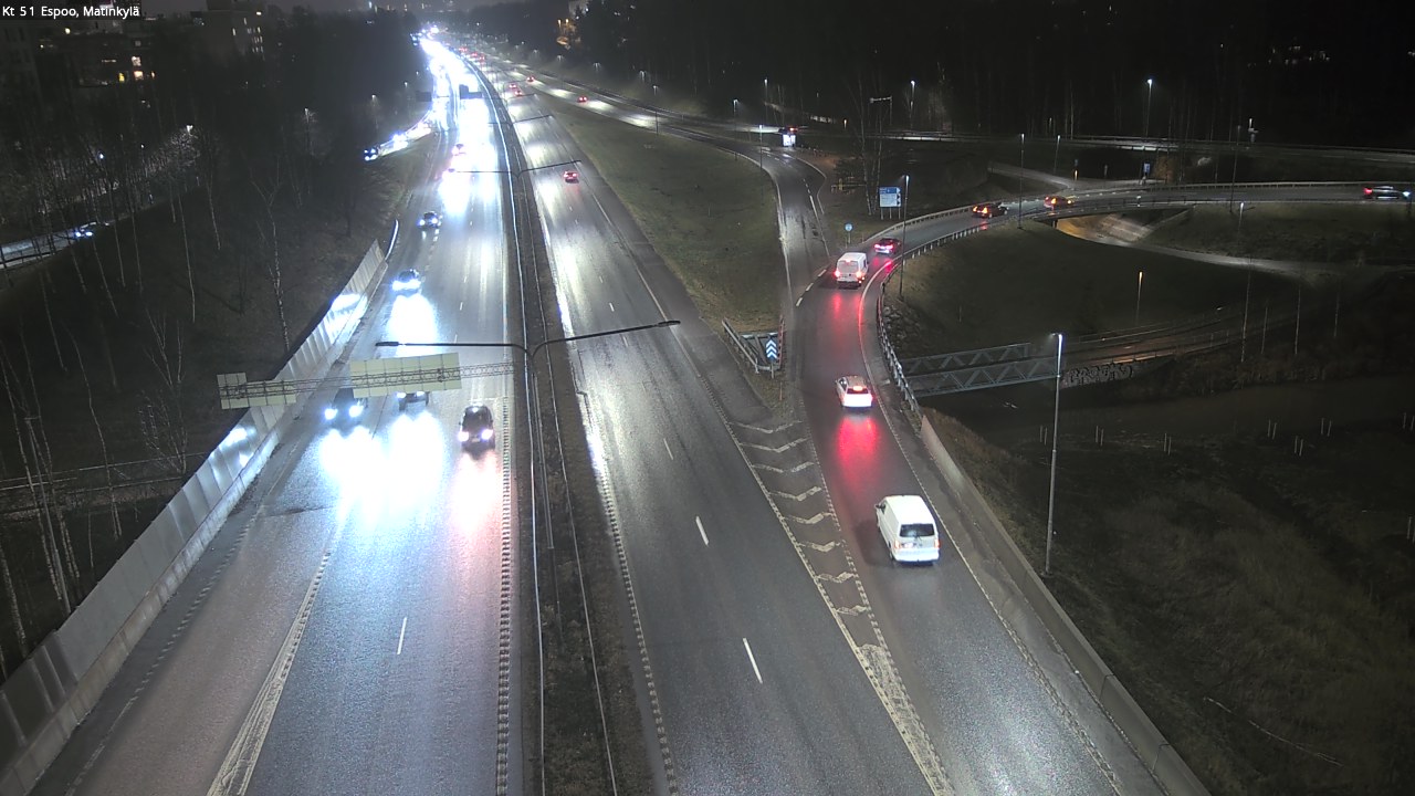 Weather Camera Image Väg 51 Esbo, Mattby, Espoo, Uusimaa