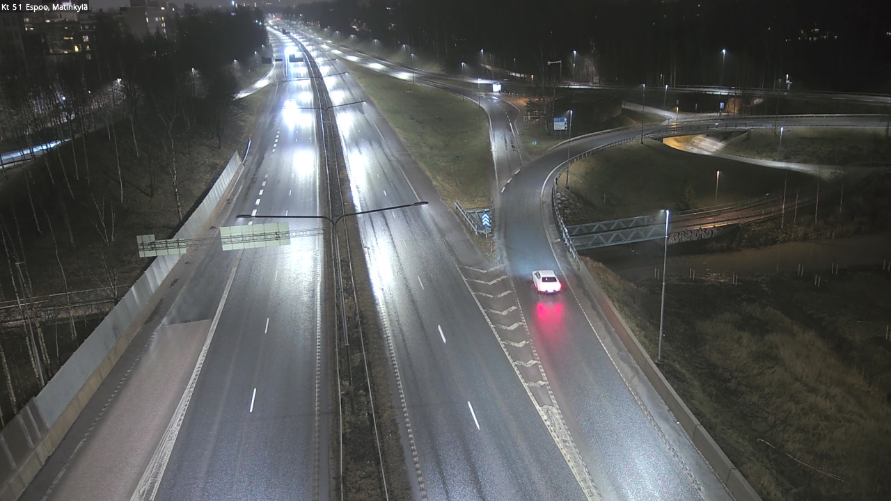 Weather Camera Image Väg 51 Esbo, Mattby, Espoo, Uusimaa