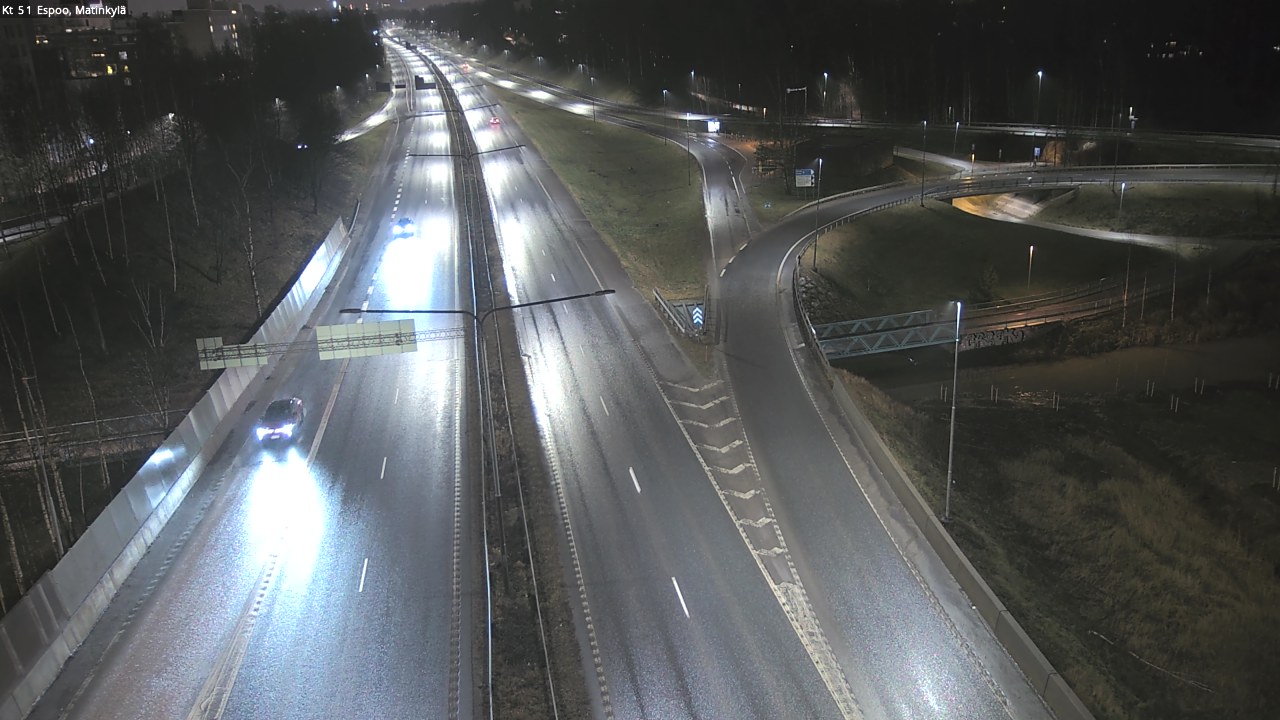 Weather Camera Image Väg 51 Esbo, Mattby, Espoo, Uusimaa
