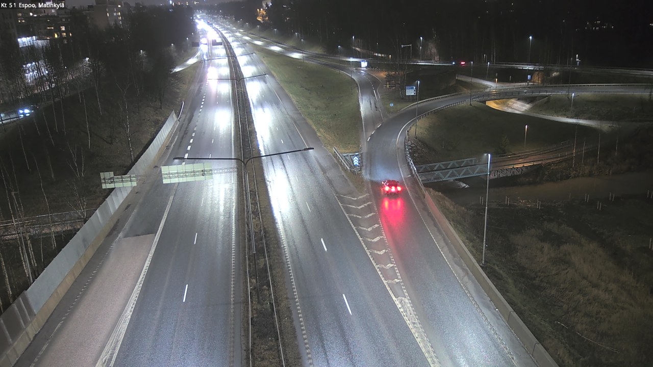 Weather Camera Image Väg 51 Esbo, Mattby, Espoo, Uusimaa