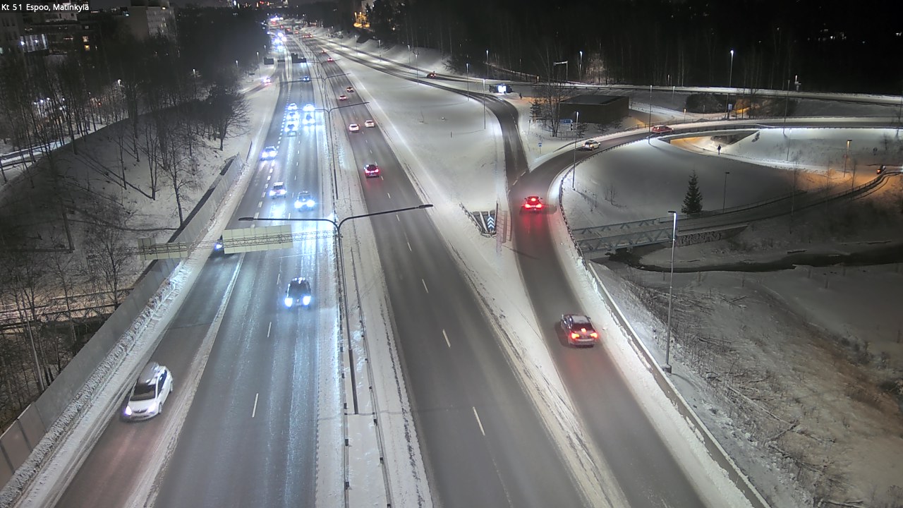 Weather Camera Image Road 51 Espoo, Matinkylä, Espoo, Uusimaa
