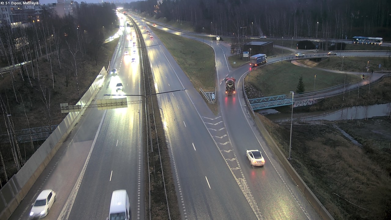 Weather Camera Image Väg 51 Esbo, Mattby, Espoo, Uusimaa